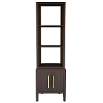 Этажерка Primo с тумбой шпон темный орех варинант исполнения - 1 | Loft Concept в Брянске