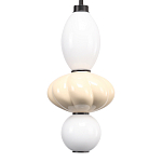 Подвесной светильник фигурный с керамическими элементами Light Fragrant варинант исполнения - 4 | Loft Concept в Брянске