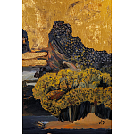 Кофейный стол с японским пейзажем Bohemia coffee table  варинант исполнения - 6 | Loft Concept в Брянске