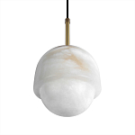 Подвесной светильник из белого алебастра Cryptocrystalline Stone варинант исполнения - 7 | Loft Concept в Брянске