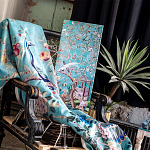 Постер на холсте в стиле шинуазри с изображением сада Chinoiserie Gazebo in the Imperial Garden Poster варинант исполнения - 3 | Loft Concept в Брянске