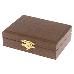 Визитница карманная металлическая с гравюрой Герба России в подарочной коробке Gold Metal Business Card Holders варинант исполнения - 4 | Loft Concept в Брянске