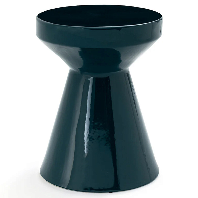 Приставной стол из керамики Manufacto Blue Темно-синий Приставной стол из керамики Manufacto Blue Темно-синий в Брянске | Loft Concept