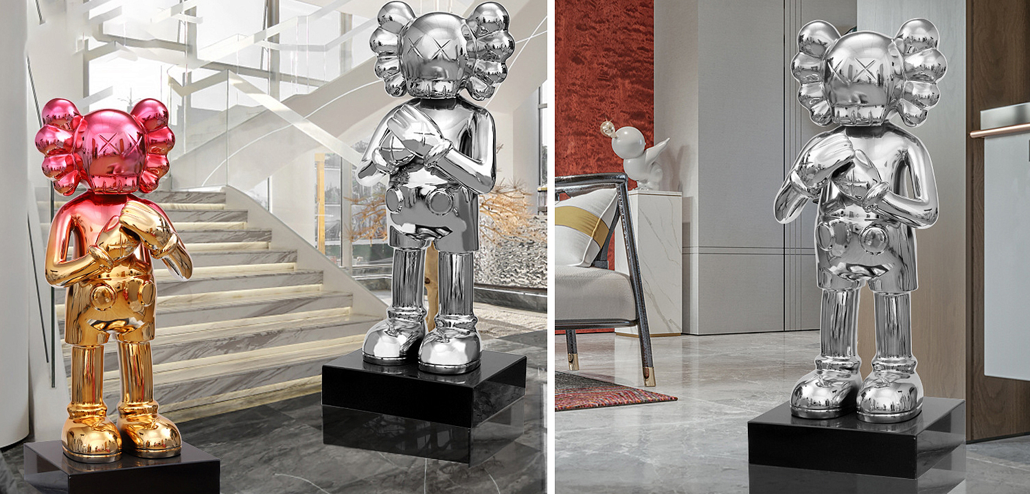 Статуэтка KAWS Silver on stand Статуэтка KAWS Silver on stand - Loft-Concept в Брянске