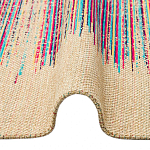 Ковер с геометрическим узором из комбинированного состава Full rhythm варинант исполнения - 2 | Loft Concept в Брянске