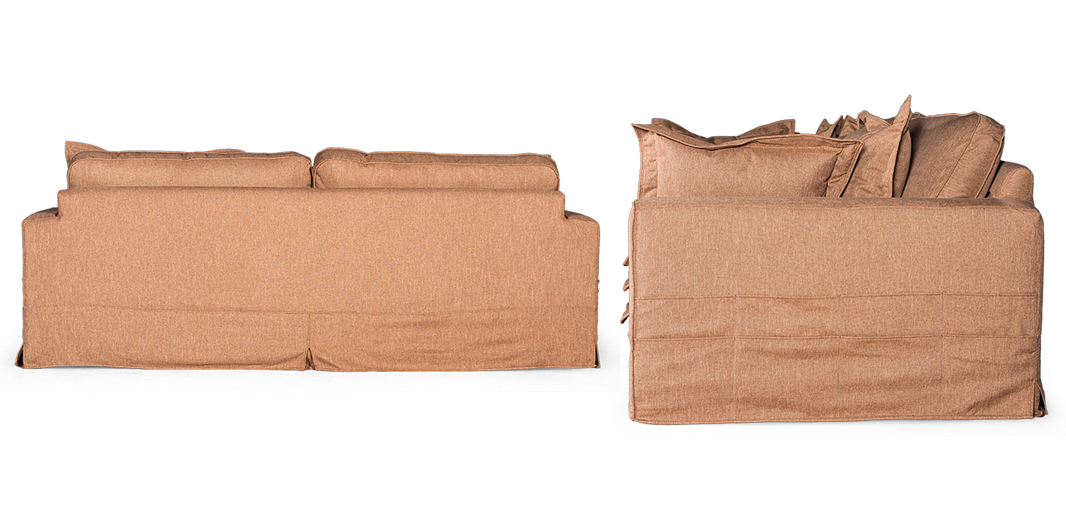 Диван Evelyn Textile Brown Sofa Диван Evelyn Textile Brown Sofa - Loft-Concept в Брянске