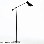 Торшер с поворотным плафоном Aracea Black Floor Lamp варинант исполнения - 13 | Loft Concept в Брянске