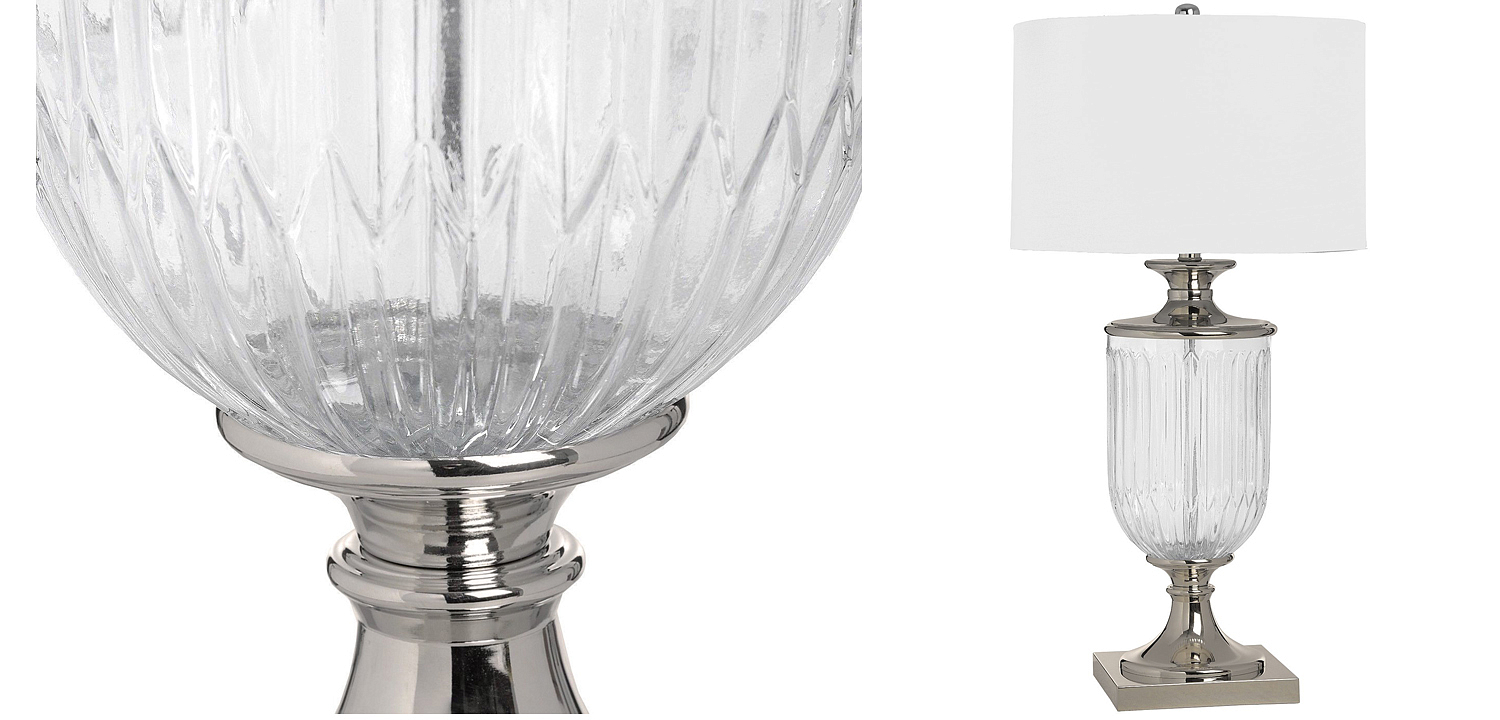 Настольная лампа Eduarda Glass Bowl Table lamp Настольная лампа Eduarda Glass Bowl Table lamp - Loft-Concept в Брянске