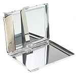 Портсигар на 10 сигарет с газовой зажигалкой из натурального камня Змеевик Светлый Stone Cigarettes Cases варинант исполнения - 2 | Loft Concept в Брянске