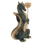 Подсвечник в виде дракона Dragon Candlestick Red Gold Blue Green варинант исполнения - 4 | Loft Concept в Брянске