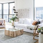 Подвесной светильник вертикальной овальной формы украшенный белыми круглыми бусинами Gradient Oval Pendant Lamp White варинант исполнения - 5 | Loft Concept в Брянске