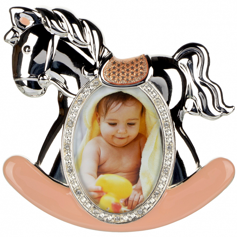 Фоторамка детская Childhood Corner Pony Серебристый Розовый Голубой Фоторамка детская Childhood Corner Pony Серебристый Розовый Голубой в Брянске | Loft Concept