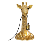 Настольная лампа в детскую Жираф в золотом костюме варинант исполнения - 2 | Loft Concept в Брянске