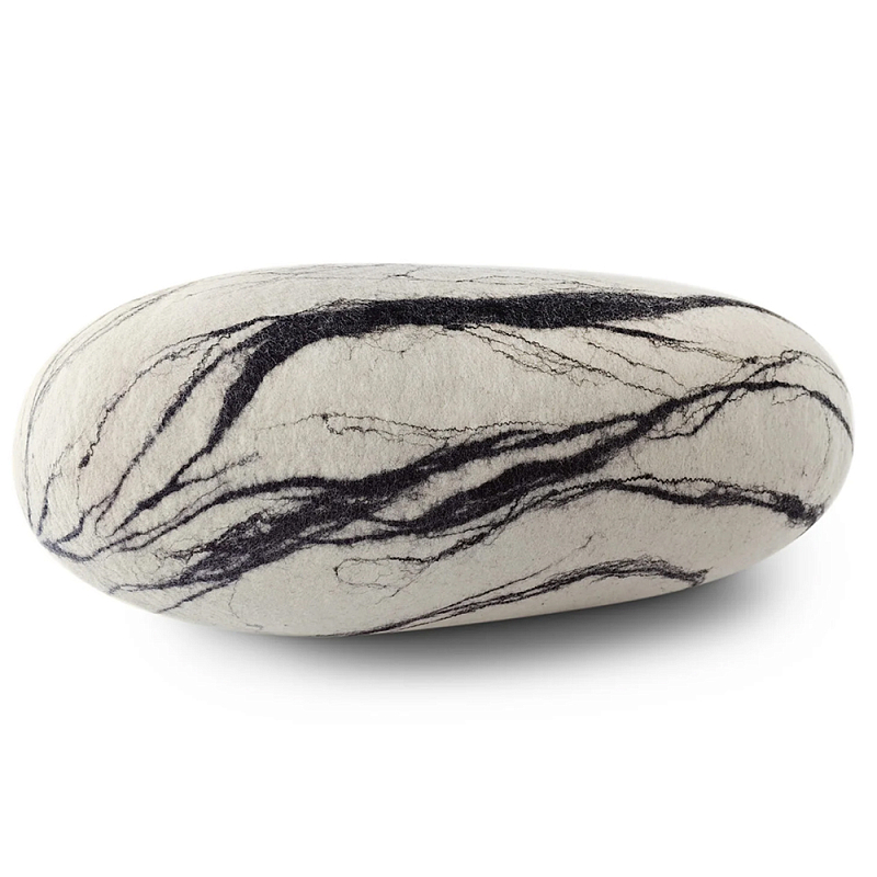 Пуф - Камень Nullah Черно-белый в Брянске | Loft Concept 