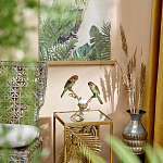 Подсвечник с двумя попугаями из фарфора на бронзовой ветке Eden Garden варинант исполнения - 6 | Loft Concept в Брянске