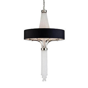 Люстра Luccу Small с Черным Тканевым Плафоном