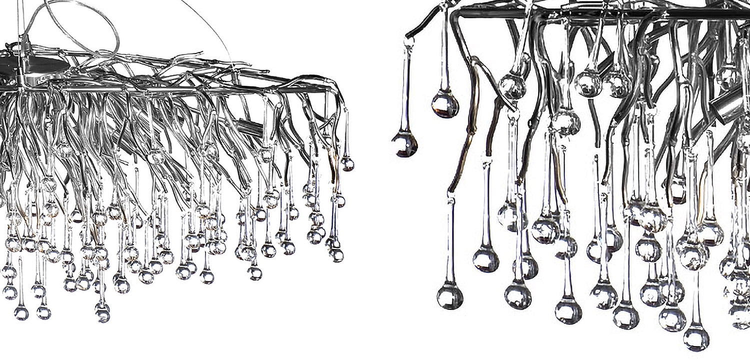 Люстра Droplet Chrome Chandelier Люстра Droplet Chrome Chandelier - Loft-Concept в Брянске