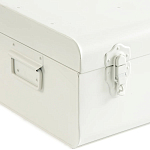 Металлический сундук Metal Chest White варинант исполнения - 3 | Loft Concept в Брянске