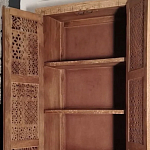 Этнический шкаф с орнаментом резьба из дерева Indian Antique Furniture варинант исполнения - 2 | Loft Concept в Брянске
