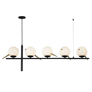 Современная люстра с черным основанием Branch