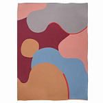 Плед из хлопка с абстрактным принтом Elysian Flow Ember варинант исполнения - 1 | Loft Concept в Брянске