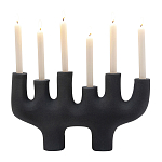 Подсвечник алюминиевый черный Ember варинант исполнения - 1 | Loft Concept в Брянске