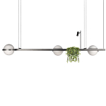 Подвесной линейный светильник Barbell варинант исполнения - 1 | Loft Concept в Брянске