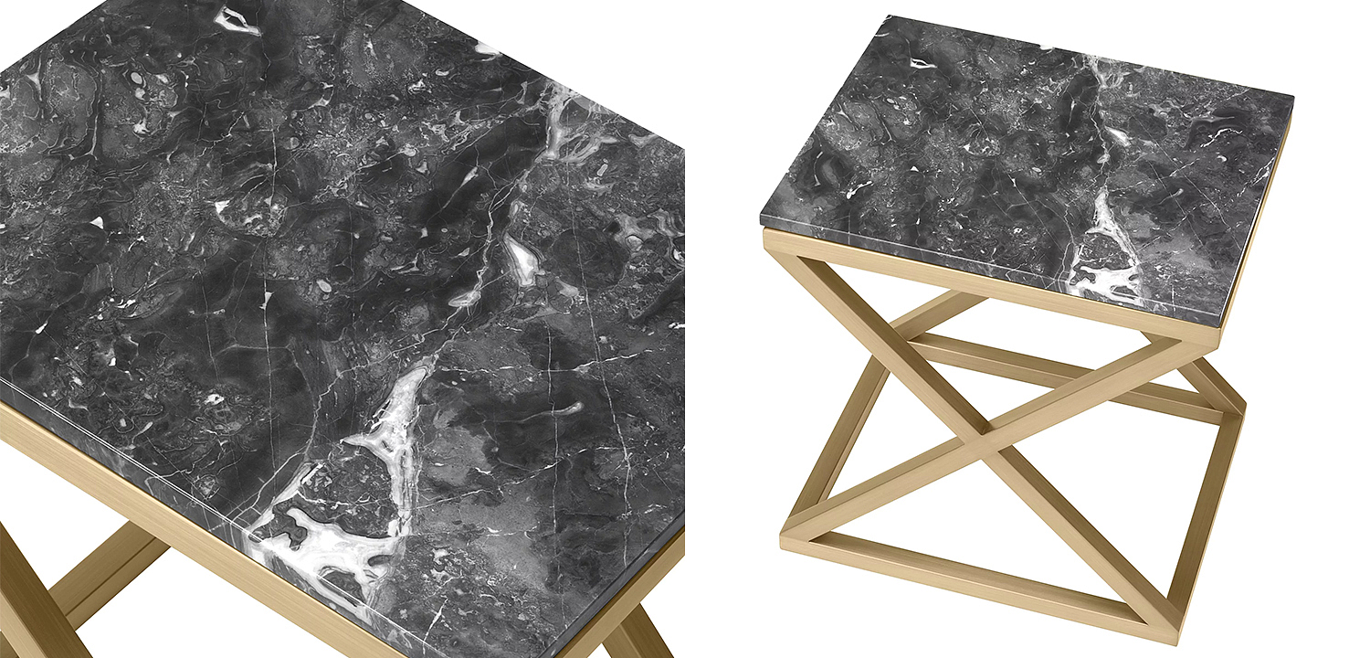 Приставной стол Eichholtz Side Table Criss Cross Приставной стол Eichholtz Side Table Criss Cross - Loft-Concept в Брянске