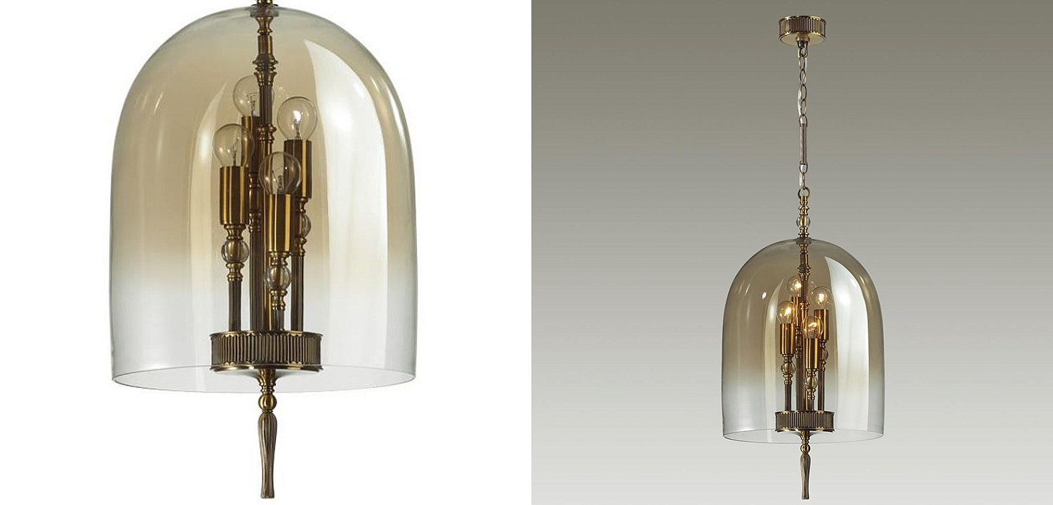 Подвесной светильник Glass Dome Bronze 32 Подвесной светильник Glass Dome Bronze 32 - Loft-Concept в Брянске