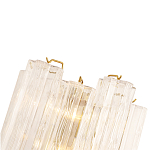 Бра с вертикальными стеклянными подвесками Hexagon Tube Light варинант исполнения - 4 | Loft Concept в Брянске