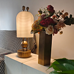 Настольная лампа в виде фонаря с белым фактурным абажуром Echoes of Light варинант исполнения - 4 | Loft Concept в Брянске