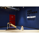 Дизайнерское кресло на металлическом каркасе с подставкой для ног Poltronova Mies Armchair варинант исполнения - 11 | Loft Concept в Брянске