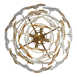 Люстра конусообразная с цветочными мотивами Light Floral Glow варинант исполнения - 6 | Loft Concept в Брянске