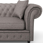 Мебельная ткань Шенилл серый цвет 138 см T4-32 варинант исполнения - 12 | Loft Concept в Брянске