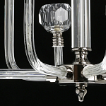 Люстра с 8-ю лампами и гранеными стеклянными плафонами Prism Gala варинант исполнения - 10 | Loft Concept в Брянске