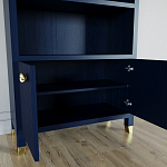 Книжный Стеллаж Elsa Dreams Blue с задней стенкой варинант исполнения - 3 | Loft Concept в Брянске