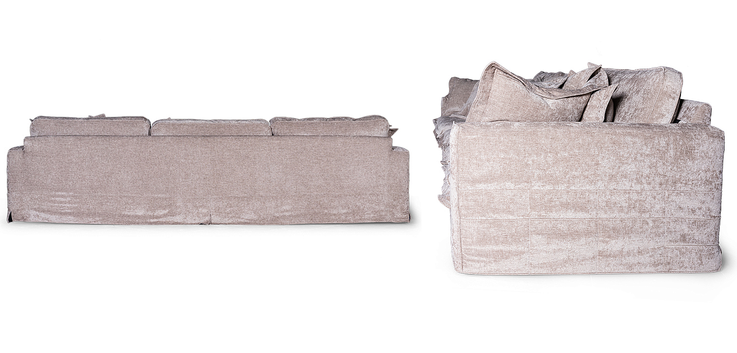 Диван Evelyn Gray Velour Sofa Диван Evelyn Gray Velour Sofa - Loft-Concept в Брянске