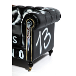 Диван Честерфильд граффити graffiti Orange Sofa натуральная кожа варинант исполнения - 10 | Loft Concept в Брянске