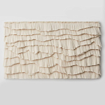 Светло-Бежевое Панно из нитей White Landscape Wall Hanging варинант исполнения - 4 | Loft Concept в Брянске