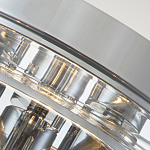 Потолочный светильник для ванных комнат с круглым стеклянным плафоном и тремя лампами Quoizel варинант исполнения - 8 | Loft Concept в Брянске