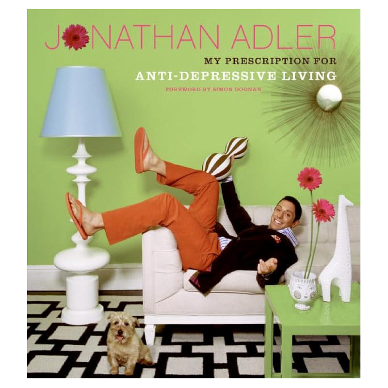 Коллекционный Арт-альбом  My Prescription for Anti-Depressive Living by Jonathan Adler 2005 Букинистика  в Брянске | Loft Concept 