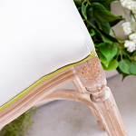 Барный стул золотистый из натурального бука с изображением птицы и цветов Blooming Birds варинант исполнения - 3 | Loft Concept в Брянске