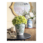 Ваза с зелеными цветочными и птичьими мотивами Vase Inspired by Nature варинант исполнения - 6 | Loft Concept в Брянске