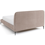 Кровать с обивкой велюр Hazel Velour Beige Bed варинант исполнения - 4 | Loft Concept в Брянске