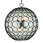 Люстра в форме шара из круглых декоративных элементов Circle of Light варинант исполнения - 1 | Loft Concept в Брянске