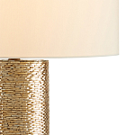 Настольная лампа золотая с цилиндрическим абажуром Golden Mosaic варинант исполнения - 1 | Loft Concept в Брянске