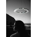 Люстра круглая с прозрачной хрустальной рамкой Maude Crystal Light варинант исполнения - 14 | Loft Concept в Брянске