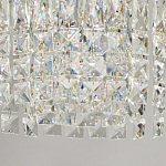 Потолочный светильник круглый с прозрачными подвесками Lunet варинант исполнения - 11 | Loft Concept в Брянске