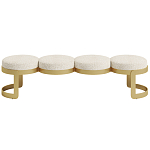 Дизайнерская Банкетка Leola латунь  варинант исполнения - 2 | Loft Concept в Брянске