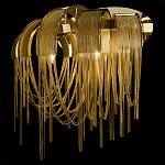 Бра с металиическими цепочками и дугообразными элементами Atlantis Chain варинант исполнения - 10 | Loft Concept в Брянске